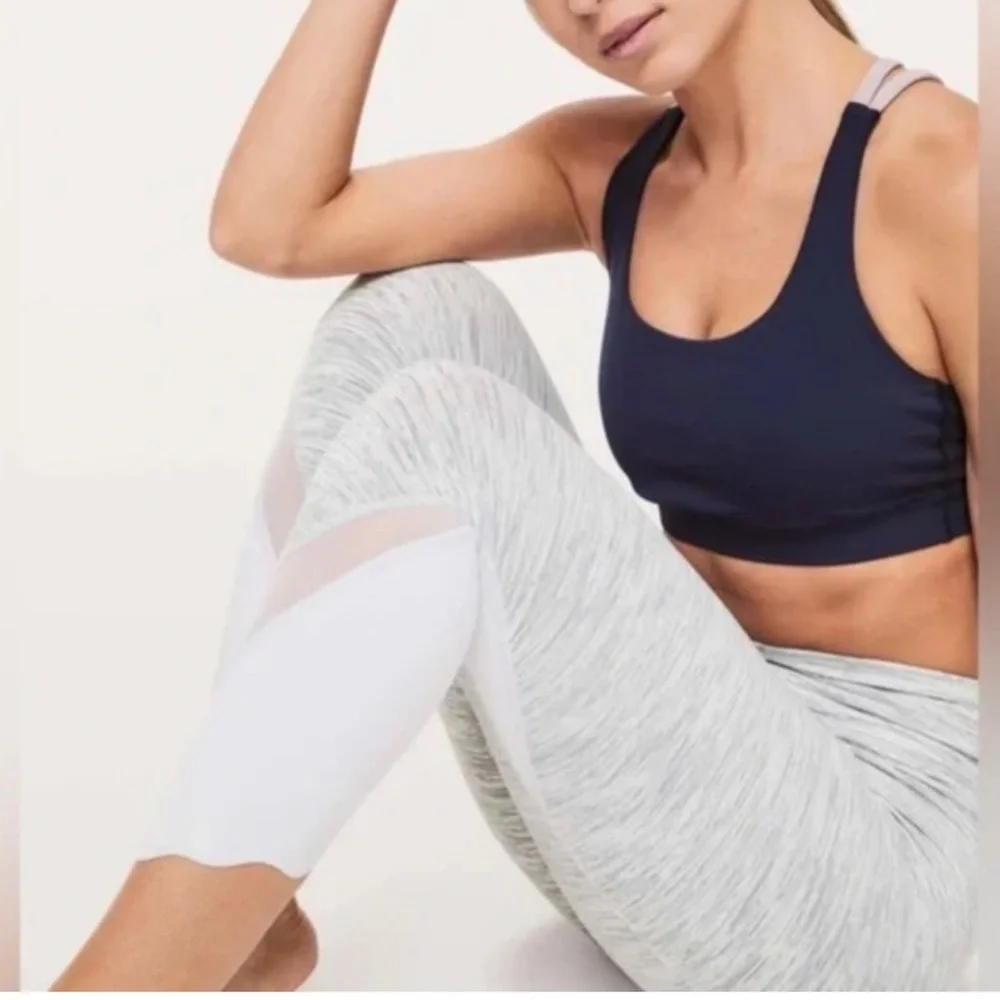 Lululemon Wunder Under Crop Scallop 💕